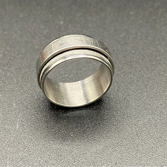 Lizard Fidget Anxiety Ring Size 10 - Picture 3 of 9